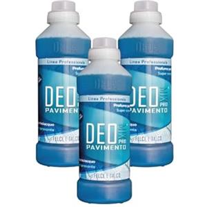 Deo Mix Felce e Talco Detersivo Pavimenti - Deterge e igienizza tutte le superfici - 480ml - 3 Pezzi