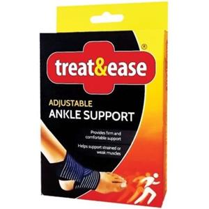 Treat&ease cavigliera elastica regolabile con chiusura velcro indicata per uso sportivo e cure mediche (1 piece)