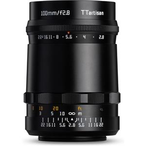 TTArtisan Lente 100mm F2.8 Bubble Bokeh in Metallo Compatibile M42 - Colore Nero