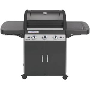 Campingaz Barbecue Gas 3 Bruciatori Series Classic LS Plus Dark Dual Gas con Fornello Laterale