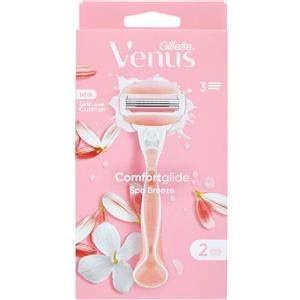 Gillette Venus ComfortGlide Spa Breeze - Rasoio da Donna con 3 Lame, Manico Ergonomico e 2 Lamette di Ricambio