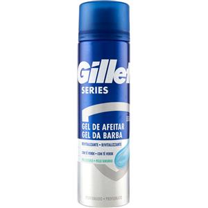 Gillette Gel da Barba Rivitalizzante 200ml - Scorrimento Fluido e Rasatura Piacevole per Uomo