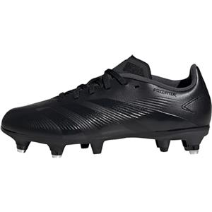 adidas Predator 24 League Soft Ground Boots, Scarpe da Calcio, Core Black Carbon Core Black, 30.5 EU