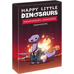 Asmodee - Happy Little Dinosaurs: Appuntamenti Disastrosi, Espansione Gioco da Tavolo per 2-4 Giocatori, Età 8