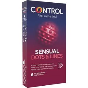 ARTSANA SPA Control 2In1 Sensual Dots&Lines Profilattici 6 Pezzi