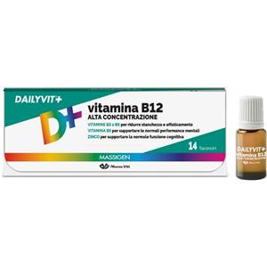 MARCO VITI FARMACEUTICI DAILYVITI Massigen Dailyvit Vitamina B12 Alta Concentrazione 14 Flaconcini Energia E Ricarica