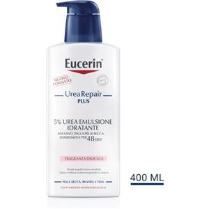 Eucerin UreaRepair Plus Emulsione Idratante 5% Urea 400ml - Sollievo per pelle secca fino a 48 ore