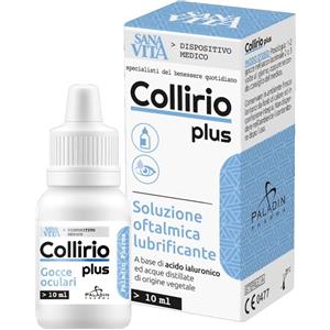 Paladin Pharma Sanavita Collirio Plus 10 ml - Soluzione Oftalmica Lubrificante con Acido Ialuronico