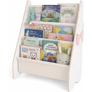 MAMOI® Libreria verticale per bambini, Porta libri in legno naturale, Scaffale librerie bambino, Mobile bambini ana design moderno scandinavo