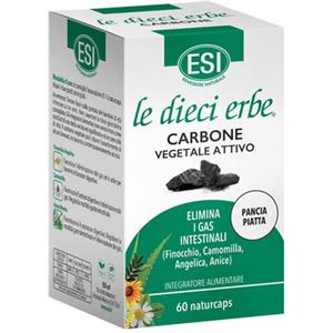 Esi - Le Dieci Erbe Carbone Vegetale Confezione 60 Capsule