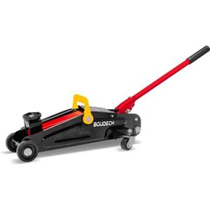 BOUDECH Herk 25 - Cric sollevatore martinetto idraulico per auto, capacità 2,5 t