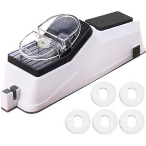 JUCHRZEY Affilacoltelli automatico USB Affilacoltelli elettrici Affilacoltelli professionali ricaricabili Strumento for affilare velocemente Coltelli da cucina Strumento for affilare i colte