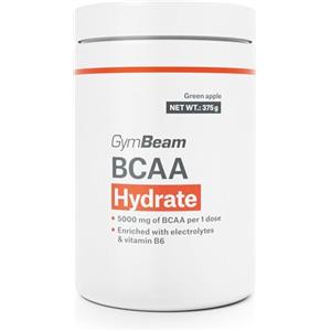 GymBeam Amminoacidi Ramificati BCAA 4:1:1 Hydrate - Complesso Funzionale con Elettroliti, Vitamina B6, Polvere di Acqua di Cocco, Supporta l'Equilibrio Elettrolitico (Green Apple)
