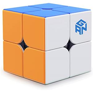 GAN 251 V2, 2x2 Speed Cube Gans Mini Cube Puzzle Toy 2x2x2 Cubo Magico Giocattolo Rompicapo 51mm Toy per Principianti (Stickerless Senza Adesivi)