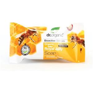 Dr. Organic Sapone alla Pappa Reale 100g - Detergente e Rigenerante con Ingredienti Naturali