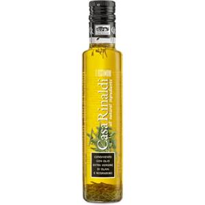 Casa Rinaldi - Condimento Alimentare I Testimoni con Olio Extra Vergine di Oliva e Rosmarino, Sapore Fresco e Aromatico, Bottiglia da 250ml