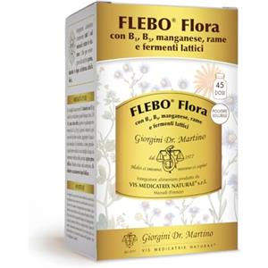 Dr. Giorgini Flebo Flora Polvere 360 g - Integratore Alimentare per Reidratazione con Fruttosio, Glucosio e Sali Minerali
