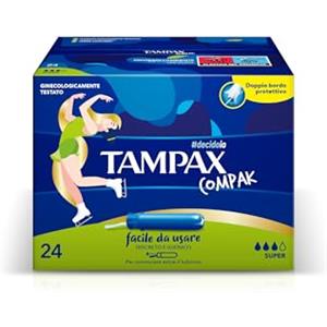 Tampax Compack Super, Confezione Da 24 Tamponi