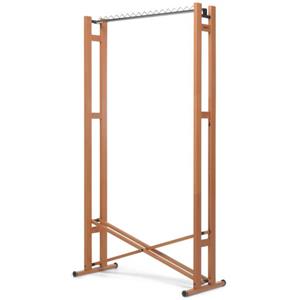 FOPPA PEDRETTI APPENDIABITI PIEGHEVOLE SNAKE MARRONE NOCE, L - SNAKE 90 CM