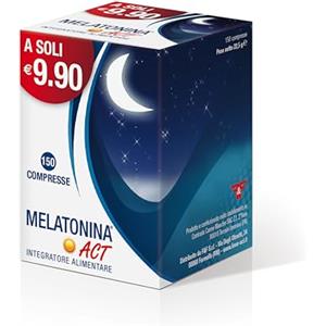 F & F ACT Melatonina 1Mg, Blu, 150 Compresse