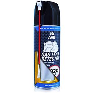 AABCOOLING Gas Leak Detector 320ml - Lo Spray Funziona in Qualsiasi Posizione, Rilevatore di Gas, Gas Detector, Fughe Gas Rilevatore, Spray Fughe Gas, Rilevatore Gas Portatile