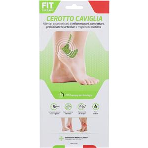 D.FENSTEC Srl Cerotto Caviglia 2 Pezzi - Dispositivo Medico per Dolori Articolari, Resistente all'Acqua e Senza Farmaci