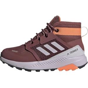 adidas Terrex Trailmaker Mid Rain.RDY Hiking Shoes, Scarpe da Trekking, Burgundy/Silver Dawn/Amber Tint, 28.5 EU