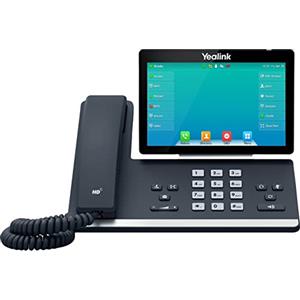 Yealink SIP-T57W Telefono IP Grigio con Display Touch a Colori da 7 Pollici, Wi-Fi Dual Band e Bluetooth 4.2