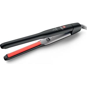 Valera, Swiss'X Volumissima, Piastra Frisé, Piastra Professionale in Ceramica, Controllo Elettronico della Temperatura, Puntali Termoisolanti, Pulsante On/Off, Cavo Girevole 3 m, 230°C, Nera