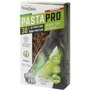 FiberPasta PastaPro Fusilli Integrali 30% Proteine 250g - Pasta ad Alto Contenuto Proteico