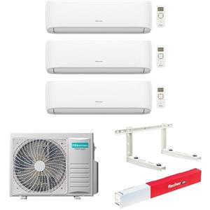 Hisense Climatizzatore Hisense Hi-Comfort Wi-fi Trial split inverter 7000 + 7000 + 7000 btu gas R32 (U.E. 3AMW52U4RJC) + OMAGGIO