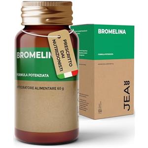 JEA Bromelina Forte Drenante 2500 GDU/g ad Alto Dosaggio - 120 Cp da 500 mg - Integratore Anticellulite