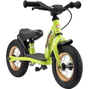BIKESTAR Bicicletta senza pedali 2-3 anni per bambino et bambina | Bici senza pedali bambini con freno 10 pollici classico | Verde