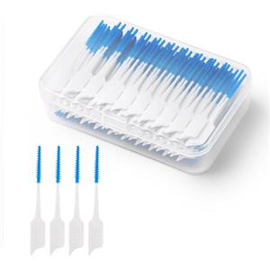 MXTIMWAN 200pcs Scovolini Dentali，MXTIMWAN Spazzolino Interdentale,Scovolino Denti con Custodia,Scovolino Interdentale,Scovolini Denti-Scovolini per Gli Spazi Interdentali