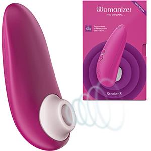 Womanizer Starlet 3 Succhia Clitoride per Donna | Succhiatore Clitorideo con 6 Intensità | Stimolatore Vibratore Impermeabile | Sex Toy Ricaricabile per Coppie | Rosa
