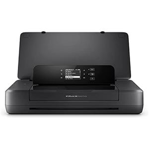 HP OfficeJet 200 Mobile Stampante a Getto di Inchiostro, Display LED, Wi-Fi, Wi-Fi Direct, App HP Smart, USB, Nero