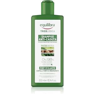 equilibra Capelli, Shampoo Anti-Caduta Fortificante, Deterge Delicatamente i Capelli Fragili, Evita Che Cadano o Si Spezzino, a Base di Aloe Vera, Olio di Argan, Cheratina Vegetale, 300 ml