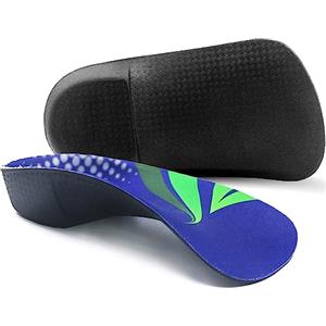 FitFeet Inserti ortesi 3/4, solette di supporto per arco alto per piedi piatti pronazione fascite plantare