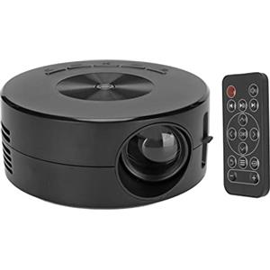 SALALIS Mini Proiettore 1080P Full HD, Videoproiettore, Mini Proiettore LED, Proiettore Portatile, Telefono LCD TFT Multifunzione Stessa Funzione Schermo Proiettore Cinematografico Home