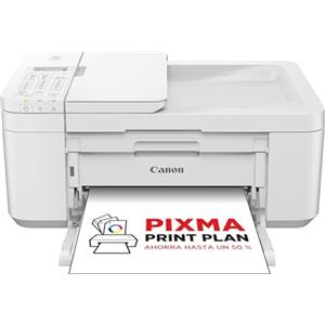 Canon PIXMA TR4750i - Stampante Wireless Multifunzione 4 in 1 - Stampa, Scansione, Copia, Fax - Fronte/Retro, ADF 20 Fogli, Stampa Foto Senza Bordi 4x6, Compatibile con PIXMA Print Plan, Bianco