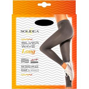 SOLIDEA Silver Wave Long Nero ML - Fuseau Anticellulite Comodo ed Elegante