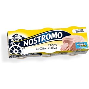 Nostromo Tonno all'Olio di Oliva 70g - Confezione da 3 Lattine, Fonte di Proteine, Senza Conservanti - Tonno in Scatola di Alta Qualità