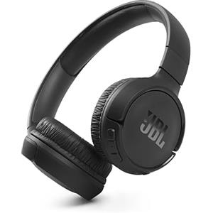 JBL Tune 510 BT Cuffie On-Ear Wireless, Bluetooth 5.0, Pieghevole, Microfono Integrato, Connessione Multipoint e ad Assistente Vocale, fino a 40 Ore di Autonomia e Ricarica Veloce, Nero