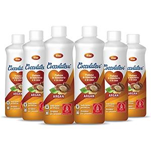 COCCOLATEVI Profumatore Bucato Argan, 6 Confezioni da 300 ml, Essenza Bucato da utilizzare come Profumatore Bucato Lavatrice e Asciugatrice, Profumatore Casa o Detergente Pavimento
