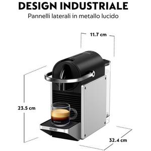 De'Longhi Pixie EN127.S Automatica Macchina per caffè a capsule 1 L