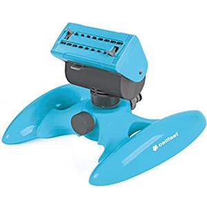 Cellfast Irrigatore da Giardino Oscillante Irrigatore Superfici Rettangolari con Flusso d'Acqua Controllabile per Prato Fiori Piante Regolazione A Gradini 16 Ugelli Bereichseinstellung Expert cellPRO