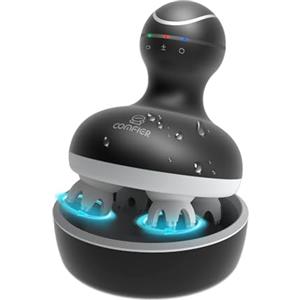 Comfier Massaggiatore Elettrico Ricaricabile per Cuoio Capelluto - Impermeabile, 4 Modalità e 84 Nodi di Massaggio