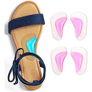 CAREOR 2 Paia Solette, per Fascite Plantare/Piede Piatto/Spina Calcaneare/Metatarso/Ammortizzatori per Donne e Uomini Blue