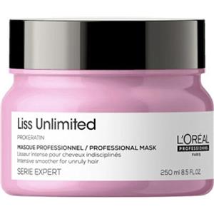 L'Oréal Professionnel Serie Expert Liss Unlimited Maschera 250 ml - Trattamento Disciplinante Anti-Crespo per Capelli Luminosi e Nutriti