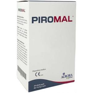 Aurora Biofarma Piromal Gel 20 Stick - Dispositivo medico per iperacidità gastrica e reflusso